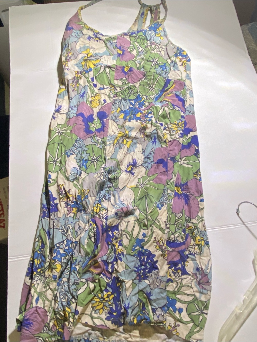 Floral Midi Dress in Multi-Color